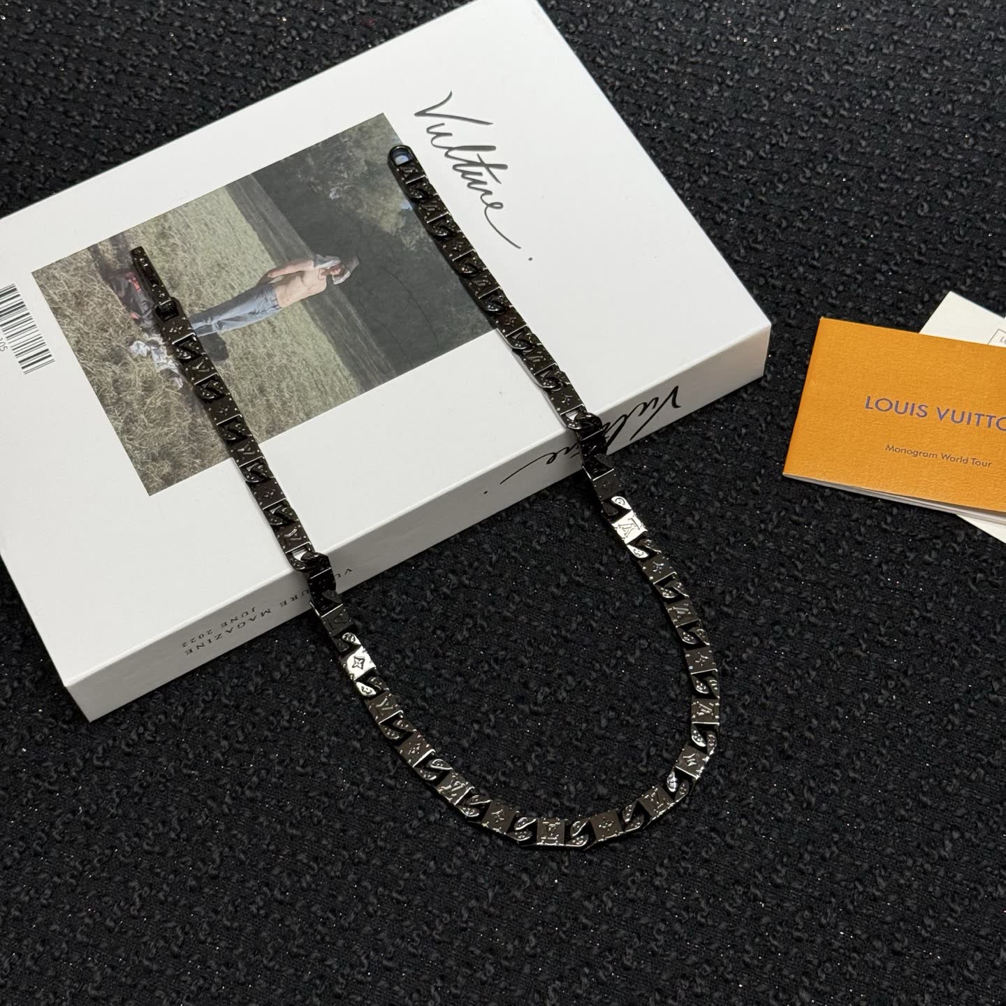 Louis Vuitton Monogram Canvas Chain Necklace